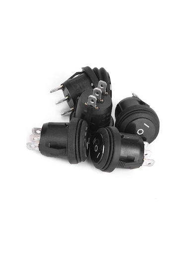 Maoyaya 3 Pozisyonlu Su Geçirmez Kaya Anahtarı, 10a/125v, 6a/250v, 3 Pinli, 5 Adet, Yeni Tasarım