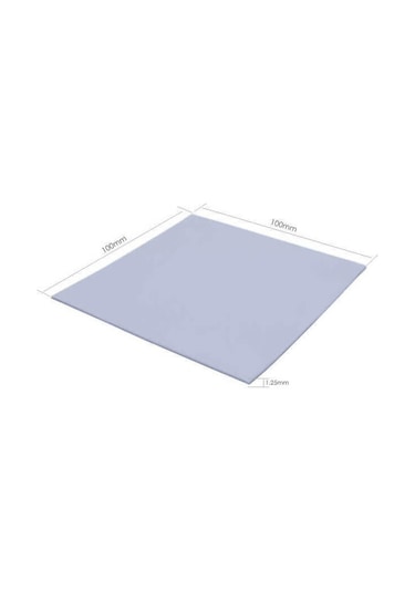 1Mm Chipset Soğutucu Termal Pad Ped Gri 1.0Mm x 100 x 100Mm