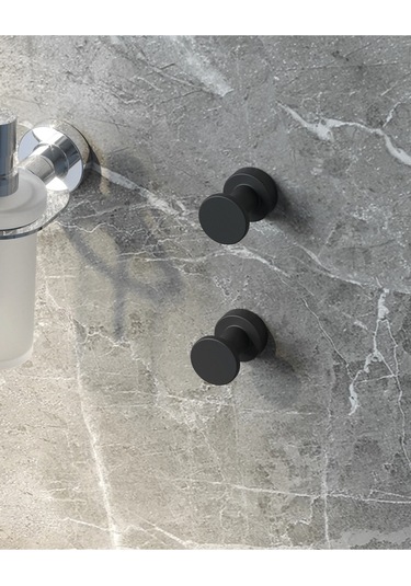 Tecno Black Askı, 3.5cm - Mat Siyah Mat Siyah