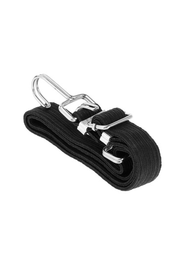 Homyl Ağır Hizmet Tipi Elastik Bungee Cord Kancalı Siyah-2m Siyah 2m Siyah