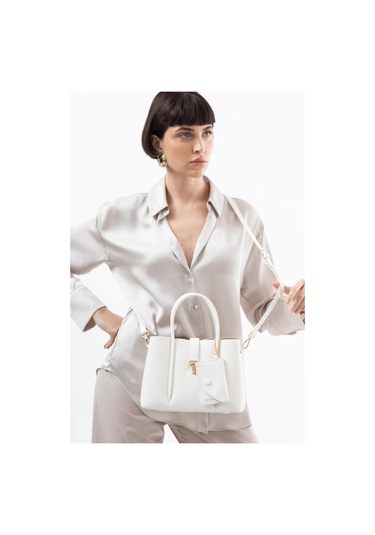 Matthew Cox Kadın El Çantası Byn2344 Std / Beyaz Beyaz