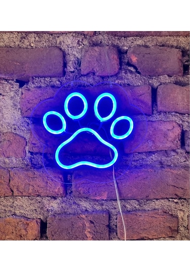 Pati İzi Neon Led Duvar Aydınlatması