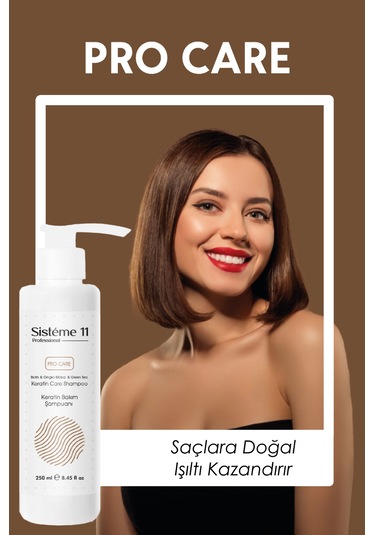 Sisteme 11 Tuzsuz Keratin Bakım Şampuanı 250 Ml