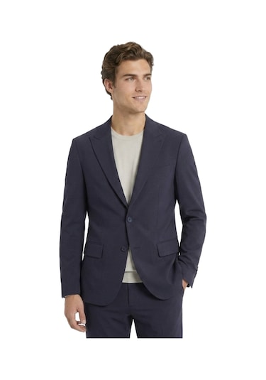 Kip Koyu Gri Düz Modern Fit Örme Takım Elbise