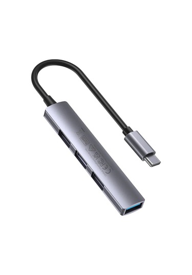Unıtek Type-c To 4 Port Usb Usb3.0+usb2.0 H1208b