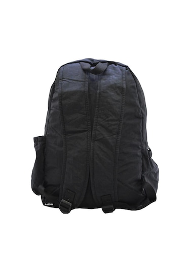 Klinkır Bayan Sırt Çantası Çok Cepli Yağmura Dayanıklı Hafif Kumaş Yeşil Renk Okul Çantası Siyah