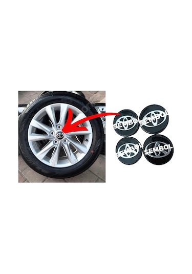 Toyota Jant Göbeği 58/55 55 Mm Yuva 4lü Set Yuva İç Çapı 5.5 Santim Olmalı