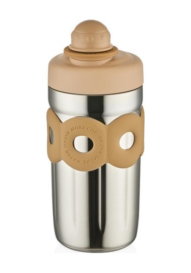 Shotay Donat Çelik Matara Çocuk 500ml Çelik Bej Çelik