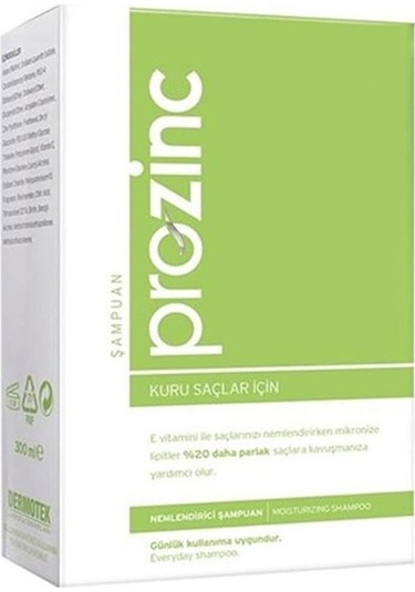 Prozinc Kuru ve Yıpranmış Saçlar için Vitamin E Şampuan 300 ML