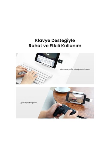 Ugreen Usb-c To Usb 3.0 Dönüştücü Adaptör, Siyah, 20808