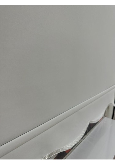 Mat Beyaz Dilimli Stor Perde Beyaz