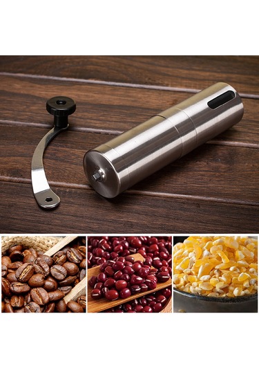 Gajeena El İle Çekirdek Değirmeni, Ev Kullanıma Uygun, Paslanmaz Çelik, 30g Kapasite, Ayarı Özelliği, Kahve/baharat/bitki İçin