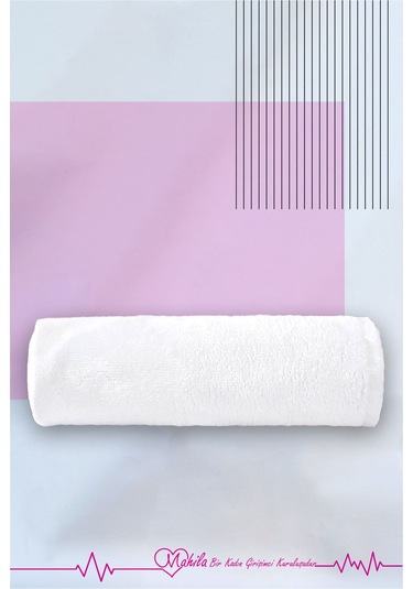 1 Adet 50x90 Mikrofiber Havlu, Premium Havlu, Spor Havlusu, Fitness Havlusu, Berber Kuaför Havlusu Beyaz