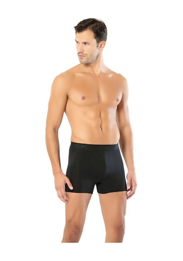 6 Adet Kota Erkek Modal Boxer 1010 Siyah