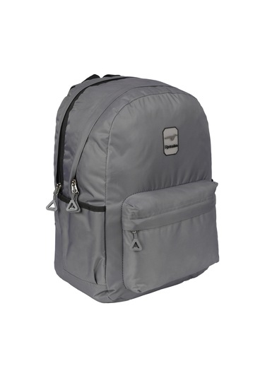3 Bölmeli Su Geçirmez Kumaş Tablet Bölmeli Seyahat Sırt Çantası 2115s-gri Gri