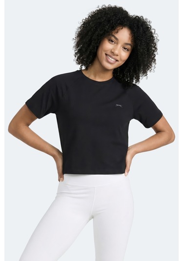 Slazenger Rave Kadın Siyah Tişört Siyah