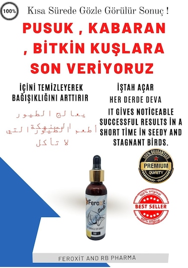 Feroxit Durgun Kabaran Kuşlar Da Hızlı Sonuç İştah Arttırıcı Sarımsak