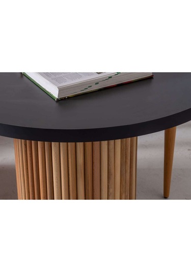 Dublin Modern Yemek Masası 2 Sandalye Takım Antresit