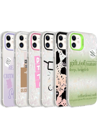 iPhone Uyumlu 11 Kılıf Mermer Desenli Zore Marbello Kapak Caselab