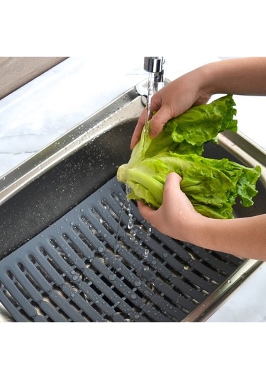 Wondernest Yalıtım Silikon Paspası, Paspası, Oyuklu Lichen Isı Gri Boşaltma Bb Gri