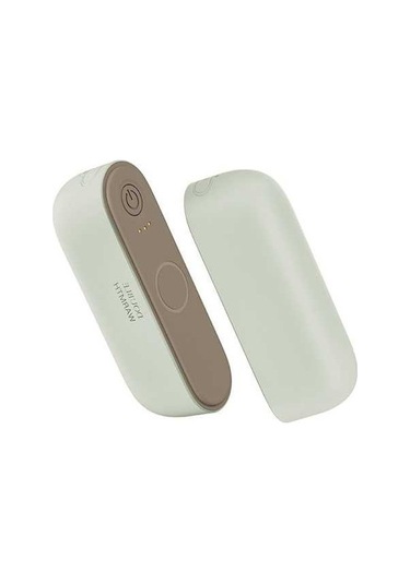 Dm Jf308 2'si 1 Arada Bölünebilir Mini Taşınabilir Kışlık Elektrikli El Isıtıcı Power Bank - Yeşil