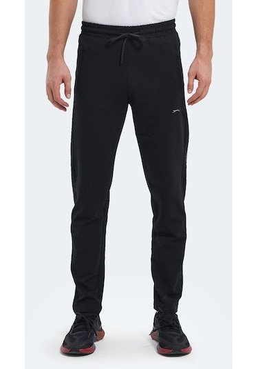 Slazenger OLIVA IN Erkek Cepli Siyah Eşofman Altı