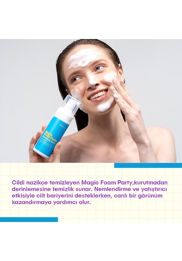 She Vec Magic Foam Party Nemlendirici Yüz Temizleme Köpüğü 150 ML