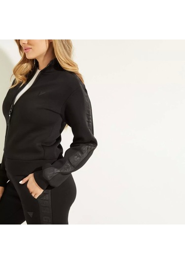Guess Kadın New Allıe Scuba Sweatshirt Siyah