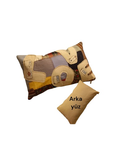 Kırlent Kılıfı 33x53 Love Pw Krem