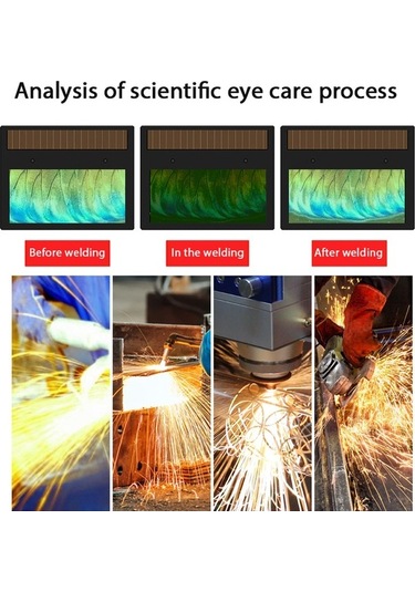 Trendooze Güneş Otomatik Işık Argon Ark Kaynağı Gözlük, Pratik Kaynak Koruması