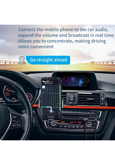 Homyl Araba Bluetooth Alıcısı Usb 2.0 - 3.5mm Jak Araç