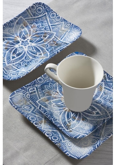 Güral Porselen Sipinoza 36 Parça Kahvaltı Seti Gbsspn36khr1006 Çok renkli