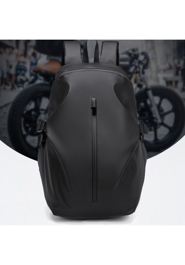Lemestar Süper Hafif Su Geçirmez Motosiklet Kask Çantası - 30-48l Büyük Kapasiteli, Çoklu Cep, Bisiklet/seyahat/ofis İçin Siyah Sırt Çantası