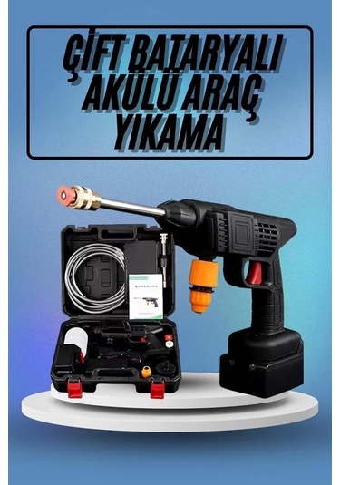 Bahçe Sulama Tabancası Makinesi Yüksek Basınçlı Akülü Yıkama Makinesi