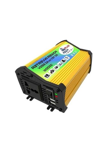 Wondernest Legend I Nesil Dc12v'den Ac220v 3000w Araç İçin Güç Çevirici Sarı