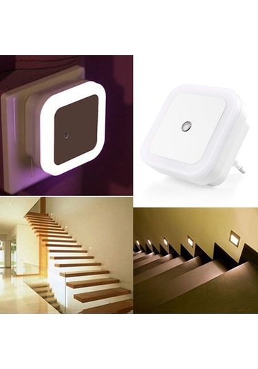 Didadodo Enerji Tasaruflu Otomatik Modüler Gece Led Aydınlatması Beyaz