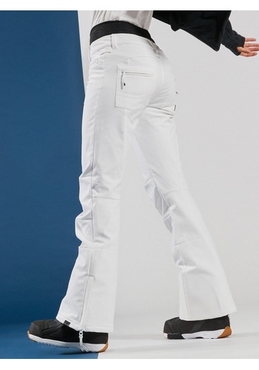 Roxy Kadın Snowboard Pantolonu Rising High Beyaz Beyaz Beyaz