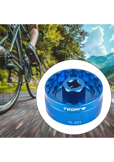 Suntek Bisiklet Alt Braketi Temizleme Aleti Ekipmanları Mavi