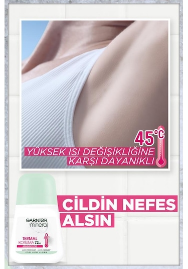Garnier Mineral Termal Koruma Roll-on Deodorant 3'lü Set pkttrml3al2ode-7067