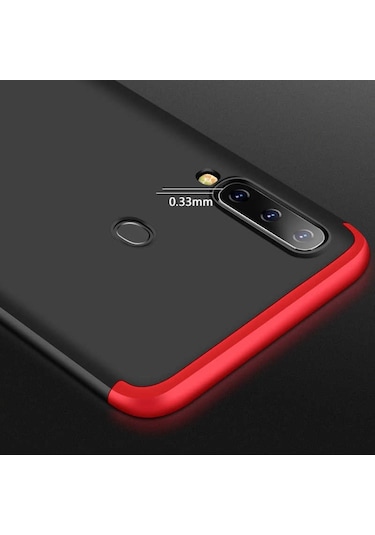 Samsung Uyumlu Galaxy A20s Kılıf Zore Ays Kapak Gold