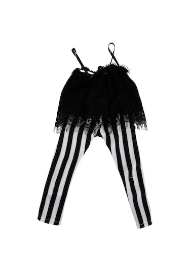 Gündelik Kıyafetli Moda Bebeği 40 Cm Eklemli Şık Kız Bebek