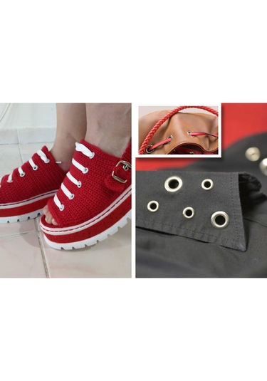 Delik Delme Pensesi + Kuş Gözü Çakma Seti 2'li