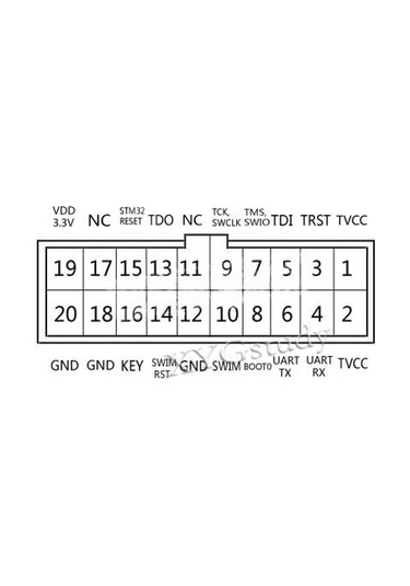 St-lınk/v2 Cn Versiyon St Mcu Mikrodenetleyici Stm8 Stm32 Jtag Swd Yüzme Yayın Hata Ayıklayıcı Programcı Emulator Xygstudy