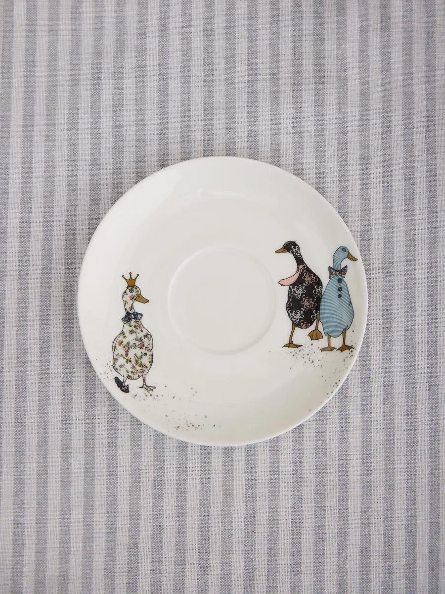 Lefard Hediye Porselen Çay Takımı "family Farm" 300 Ml 254560973 Beyaz