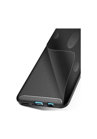 Huawei P30 Lite Kilif Karbon Silikon Case 389460418