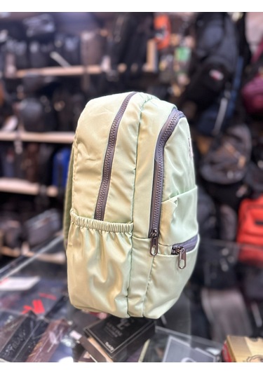 Bagslab Yeşil Su Geçirmez Kumaş Sırt Çantası 1067 Yeşil