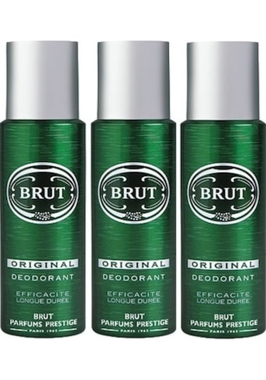 Brut Original Erkek Sprey Deodorant 3 x 200 ML