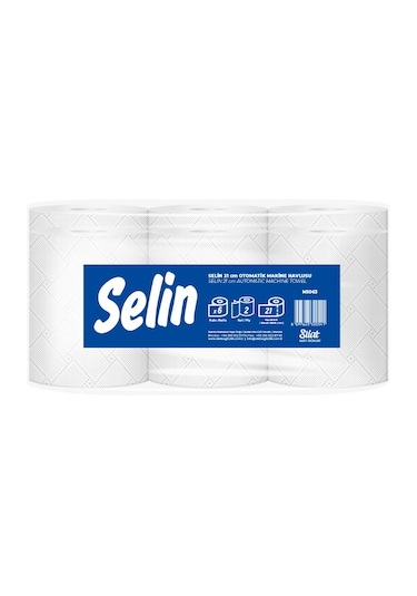 Selin 21 Cm Otomatik Makine Kağıt Havlusu 6 Kg
