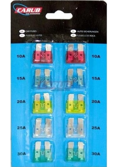 Carub Sigorta Bıçak 10Lu Set