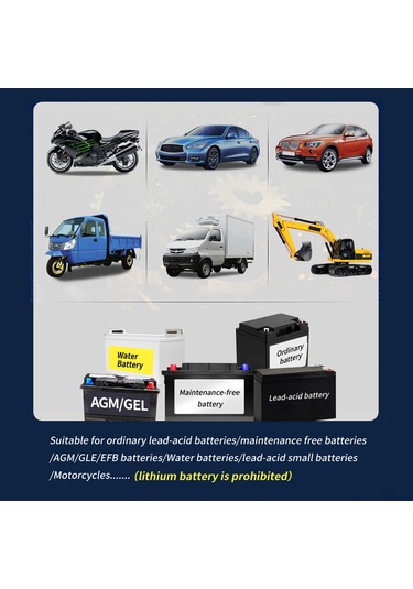 Tenfowee 180w Akıllı Tamir Şarj Cihazı - 12v/24v Otomatik, Kurşun Asit Piller İçin, Fan Soğutmalı, Çoklu Koruma